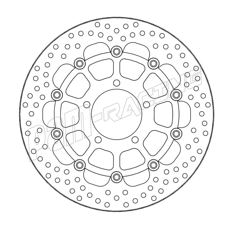 Disque De Frein Avant Flottant Halo Mm Ep Mm Zx R Ninja Abs