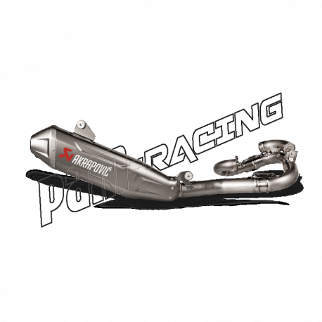 Ligne d échappement évolution titane Akrapovic YZ450F 2023 2024 WR450F